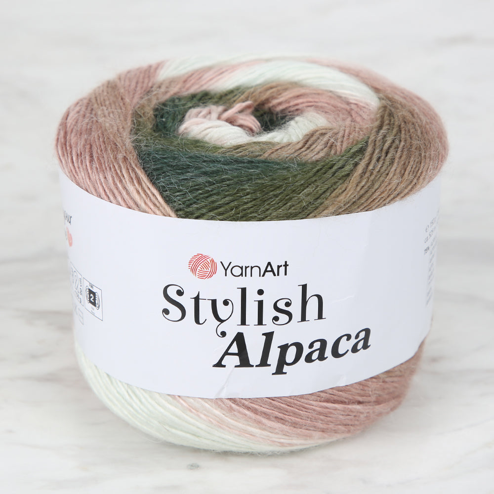 YarnArt Stylish Alpaca Ebruli El Örgü İpi - 7702